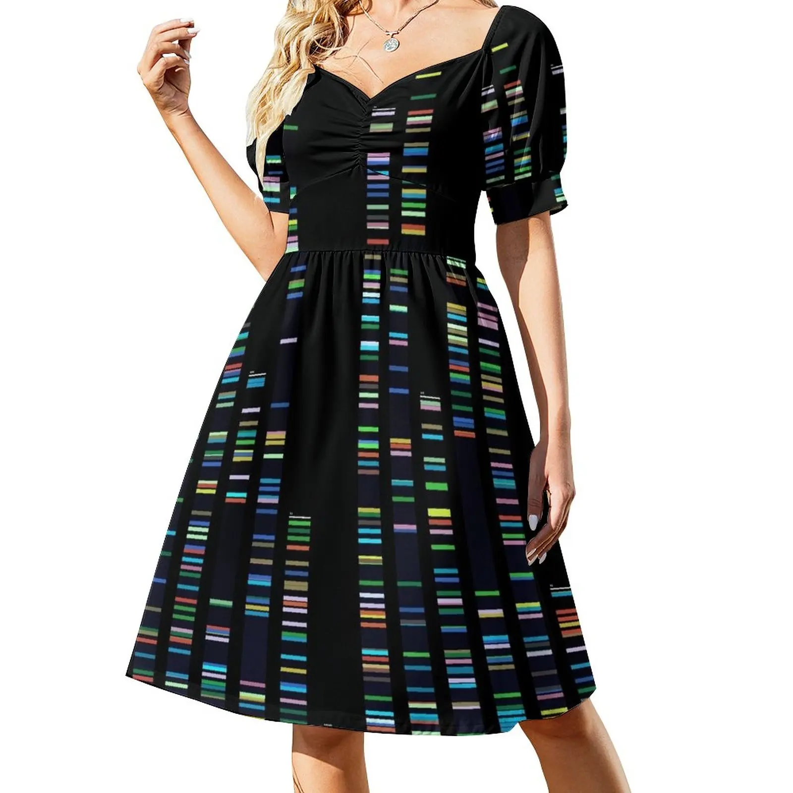 DNA Genome Sequence Sleeveless Dress clothes for woman women clothing 2024 new arrivals