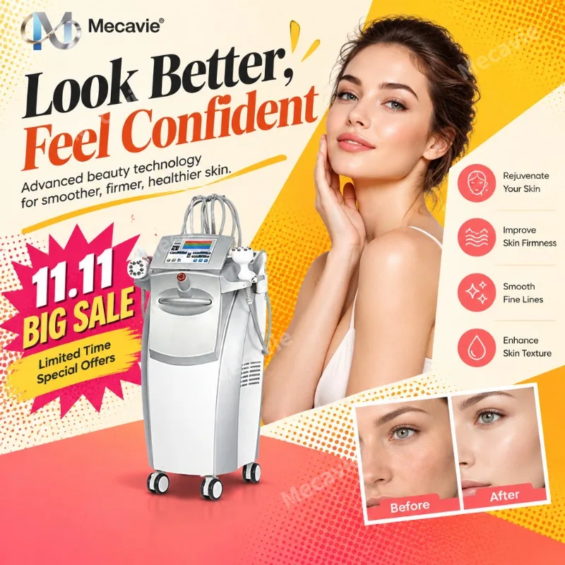 Mecavie Professional Skin Rejuvenation And Body Contouring Machine With Multi Polar Radio Frequency Venus Instant Order Discount
