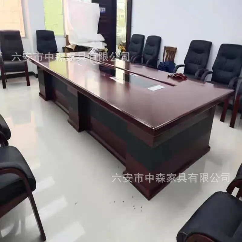 Large paintedveneer  business training table conference room large conference table reception