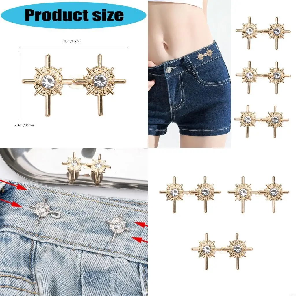 

Alloy Waist Buckles Charm for Customes Handmade Chain Accessories Y08E