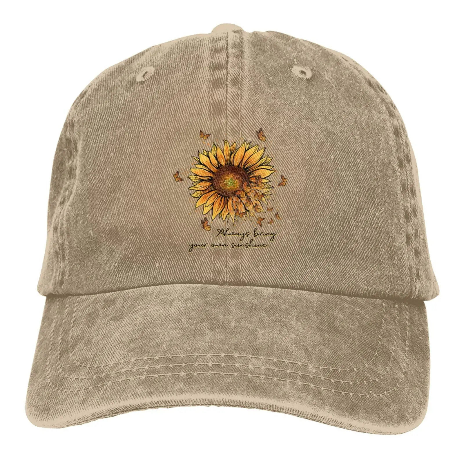 Always Bring Your Own Sunshine Baseball Cap Golf Dad Hat Adjustable Original Classic Low Profile Cotton Hat Men Women