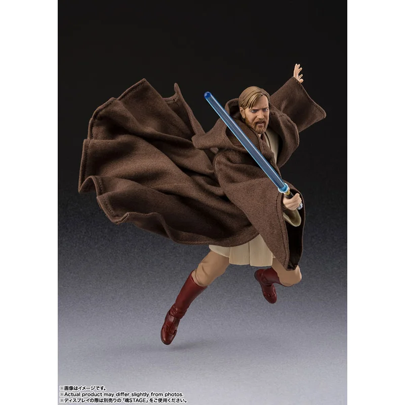 Original Bandai S.H.Figuarts Obi Wan Kenobi Classic Ver STAR WARS: Revenge of The Sith Figure Anime Action Model Toys Gift