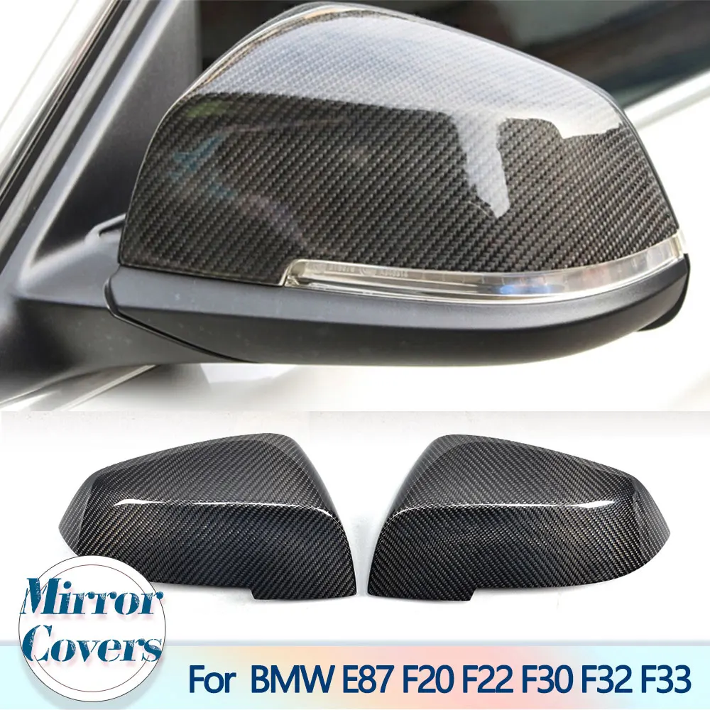 

Carbon Fiber Rear View Mirror Covers Replacement For BMW E87 F20 F30 F35 2011-2018 Mirror Cover Cap