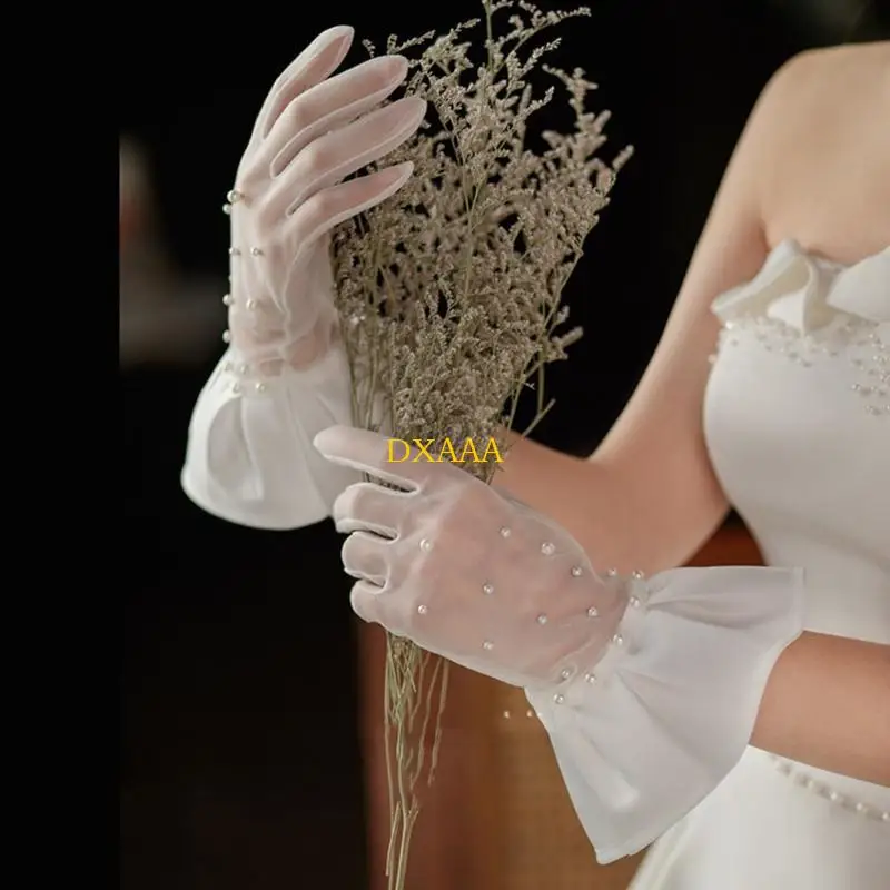 DXAA Wedding Gloves Proms Gloves for Operas Stage Shows Evening Dinner Dancing