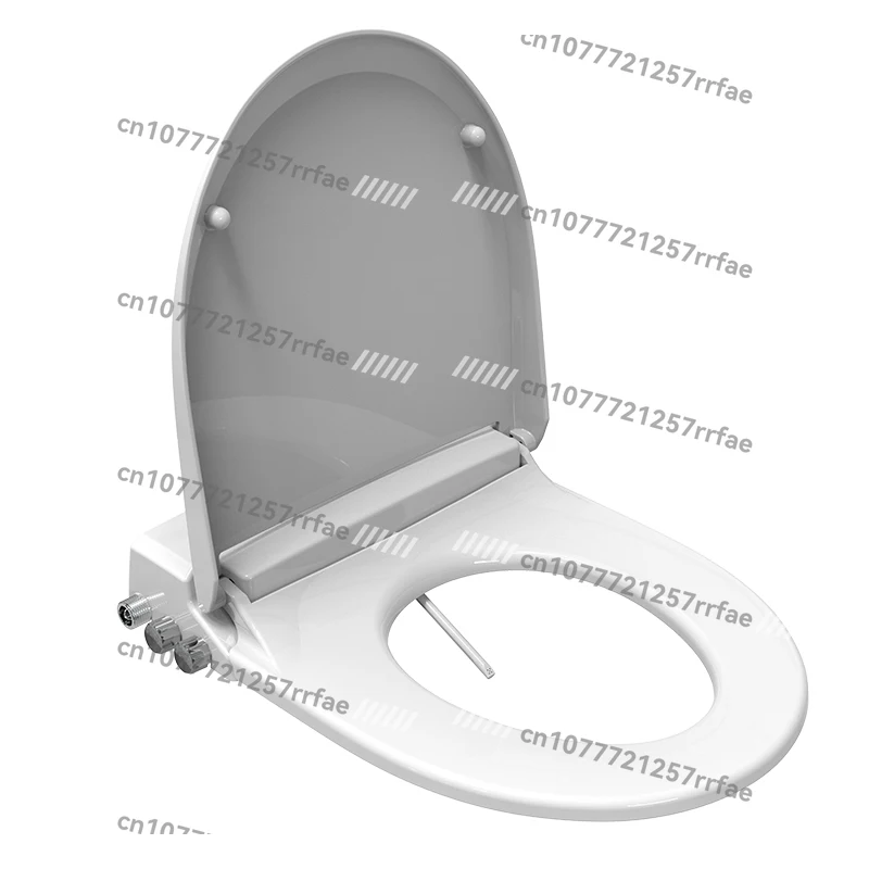 

Household washing bidet toilet household double nozzle non-electric smart bidet seat cover