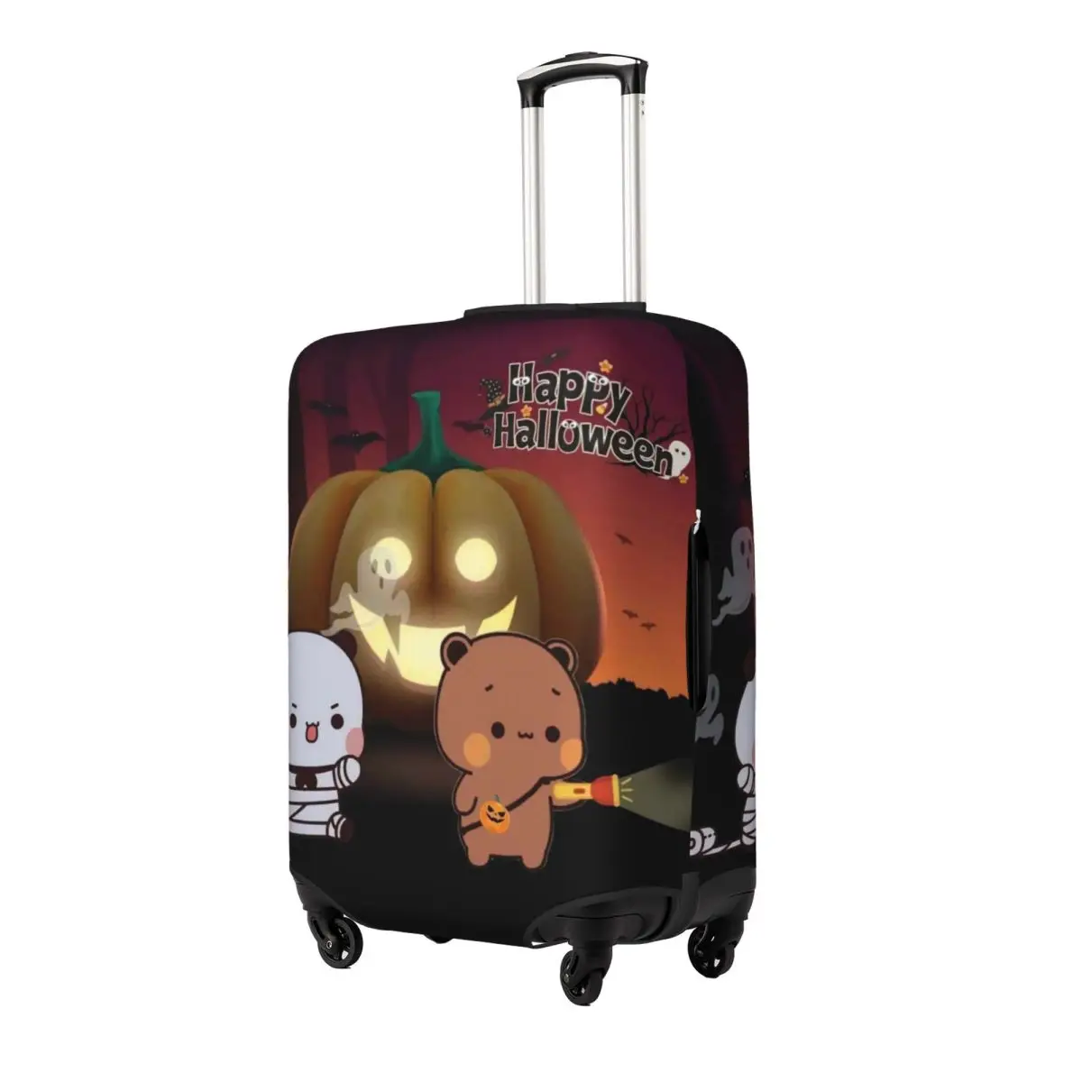 Bubu & Dudu Halloween Suitcase Cover Flight Business Elastic Luggage Supplies Protection