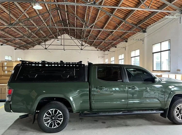 Tacoma Bed Camper Shell Pickup Truck Canopy Cap Topper For Sale Topper Steel/Alu Hard Cover With Window And Light