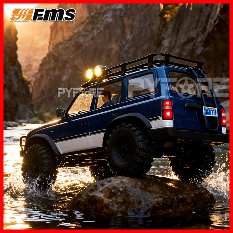 

FMS 1/10 FCX10 LC80 Pro Brushless RC Crawler Electric Remote Control Car Toyota Land Cruiser for Adults