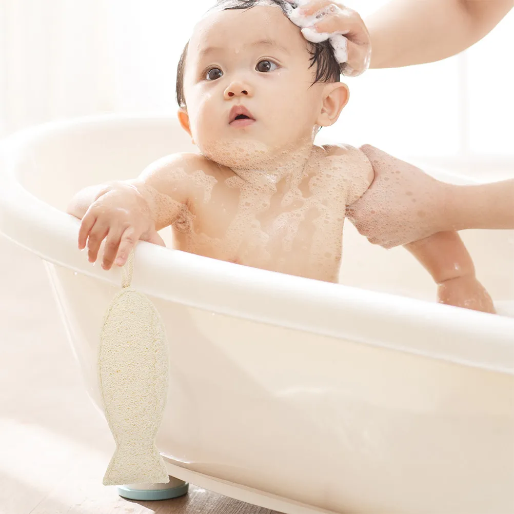 

2Pcs Portable Bath Towel Easy Foaming with Soap Double-Sided Wash Towels Children Bath Scrubber Long Service Life Back Rub Towel