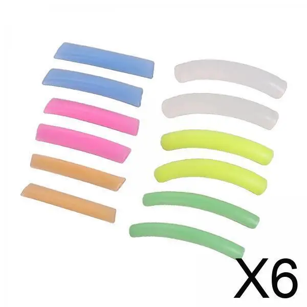 Coussinets en Silicone pour permanente de cils, recourbe-cils multicolore, lavables et réutilisables, ensemble pour Salon et maquillage
