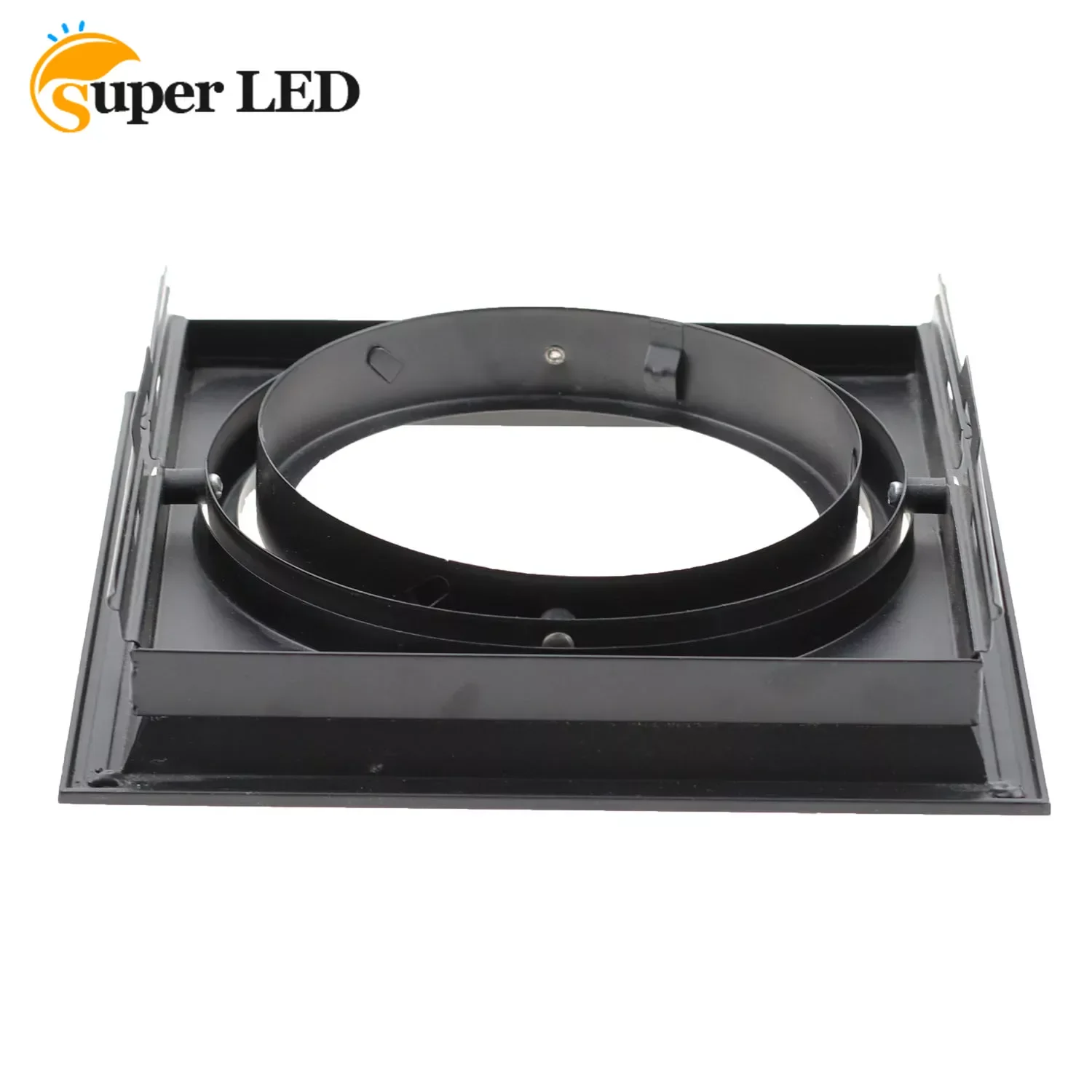 

LED GU10 Eyeball Casing MR16 Bulb Frame Spotlight Ceiling Down Light Lamp Round Square Black White