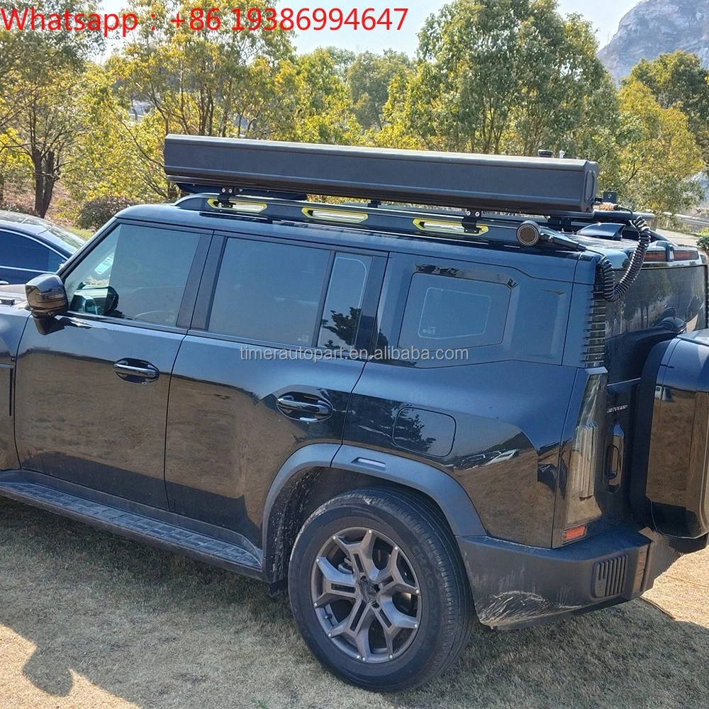 For Overland 26L Waterproof Eco-Friendly Black Roof Aluminum Water Tank Car Washing Shower Storage Can Off-Road Pick-Up Trucks