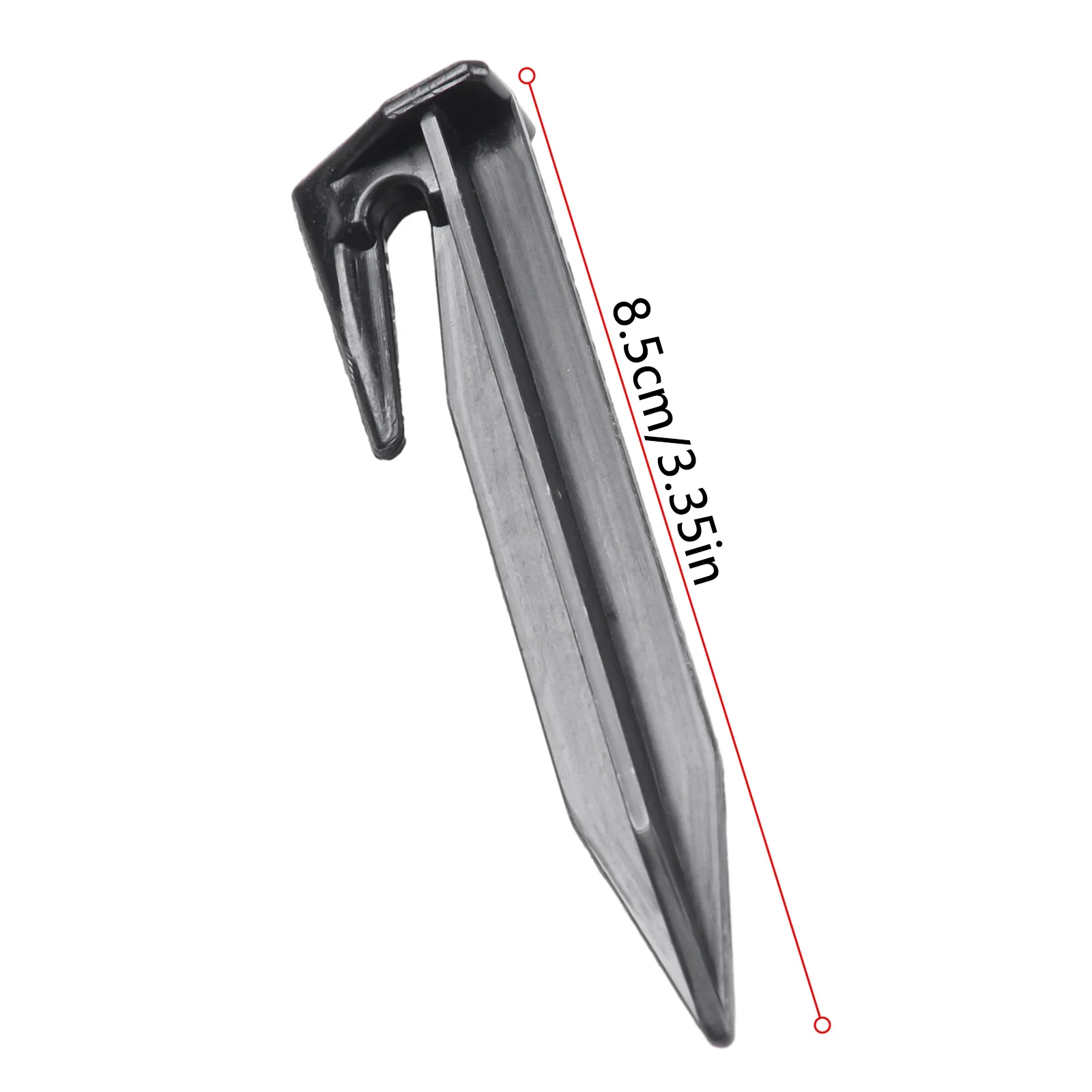 Lawn Mower Boundary Pegs 100 Pack for Robotic Mowers Weather Resistant Plastic Ground Anchors for Boundary Wires