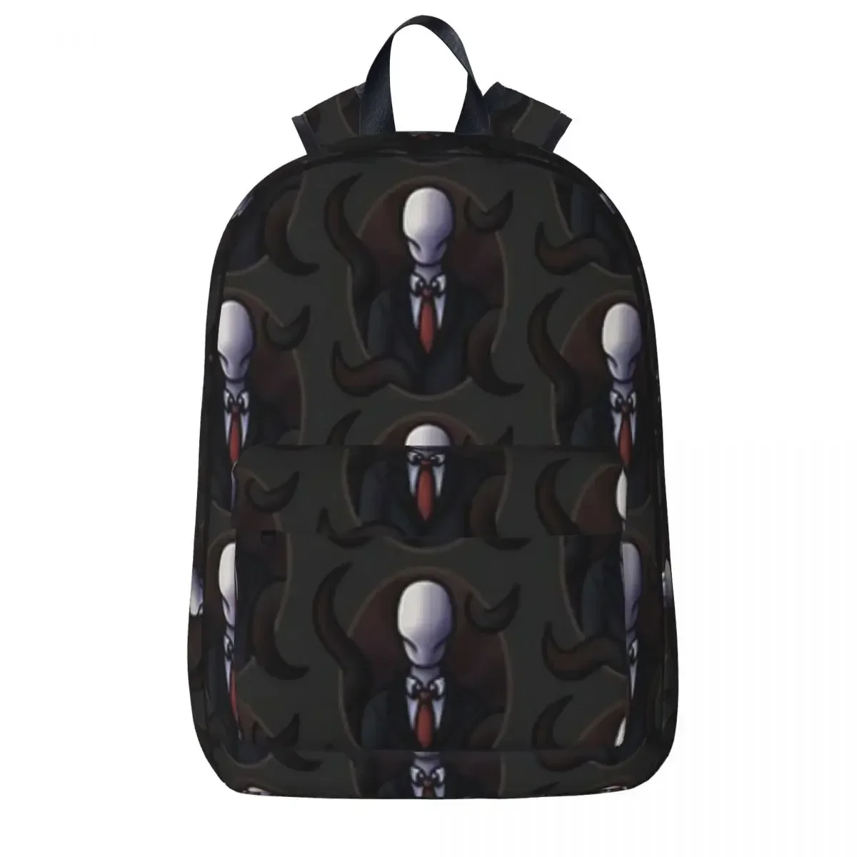 Slenderman Mochila para meninos e meninas, mochila escolar, mochila de viagem, mochila de ombro, grande capacidade, desenhos animados, estudantes