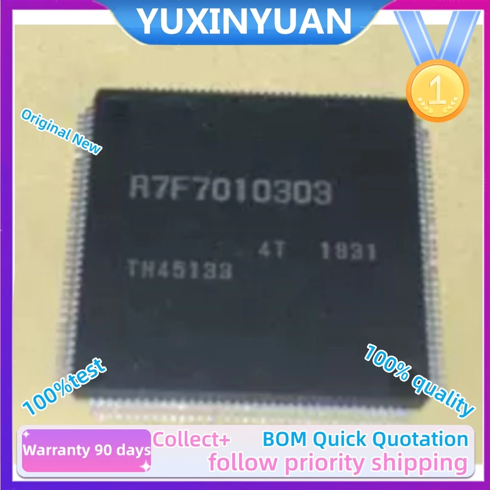 1PCs/Lot New Original R7F7010303 7010303 QFP-144 Embedded microcontroller Chips In sTock,100%Quality