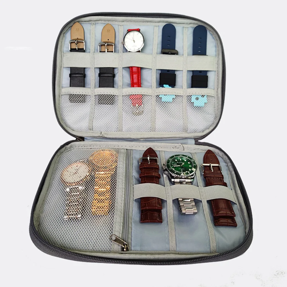 

1pc Storage Box Elegant Jewelry Organizer For Travel Home Display Portable Case, Gift Box, Watch Display Case, Watch Holder