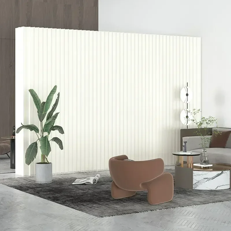 

Customizable Home Decor White Brown Folding Organ Paper Wall Removable Screens & Room Dividers For Office Porch Partition