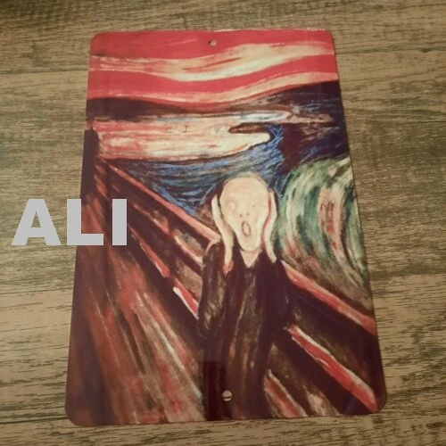 The Scream of Nature Artwork 8x12 Metal Wall Sign sign
