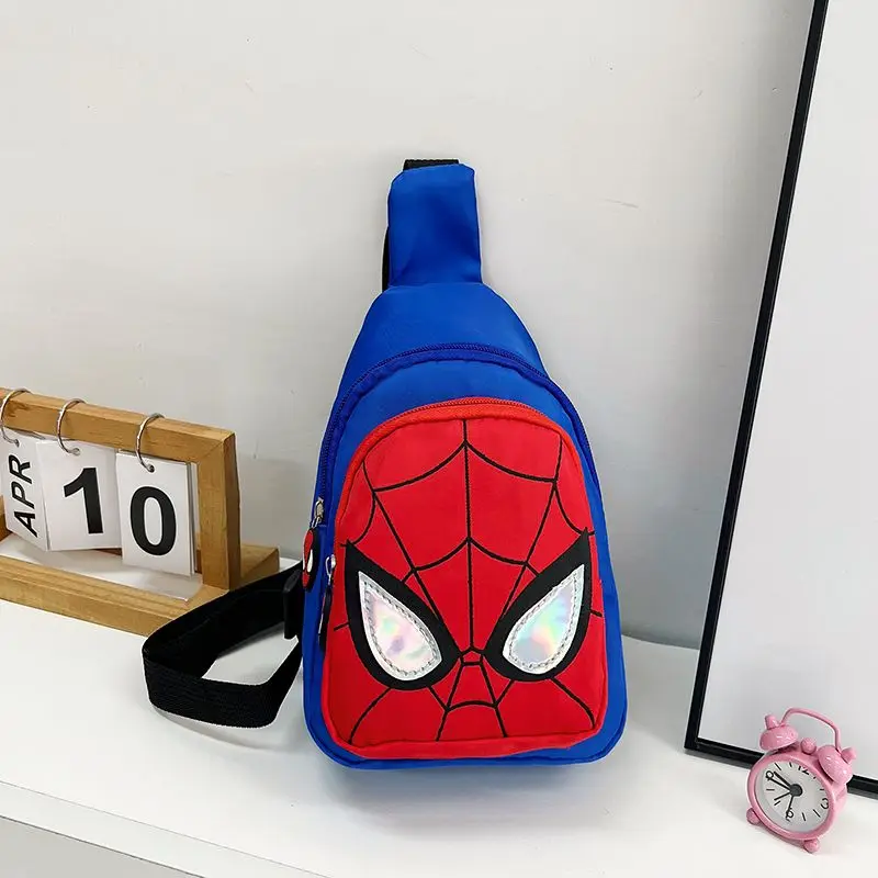 New The Avengers Spiderman anime cartoon children's shoulder crossbody bag primary school students going out casual backpack