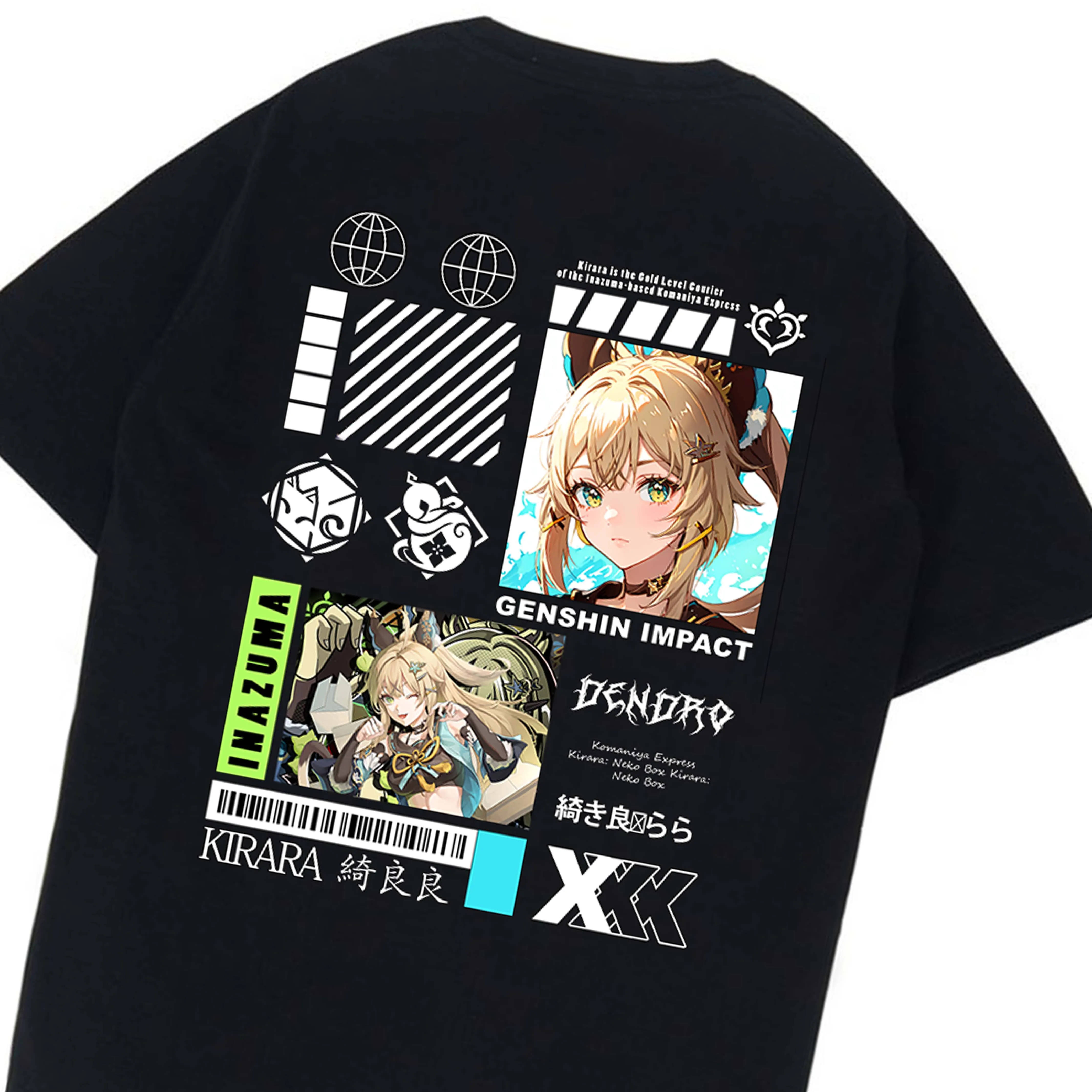 KIRARA TEE/KAOS GAME GENSHIN IMPACT (INAZUMA)/UNISEX PRIA WANITA/DRYCO