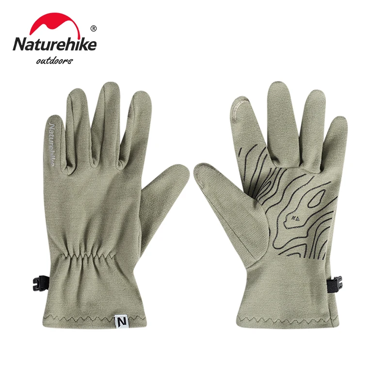 Naturehike Glove Heating Dralon Touch Screen Non-slip Sports Gloves Outdoor Running Cycling Mountaineering Wear-resistant Gloves