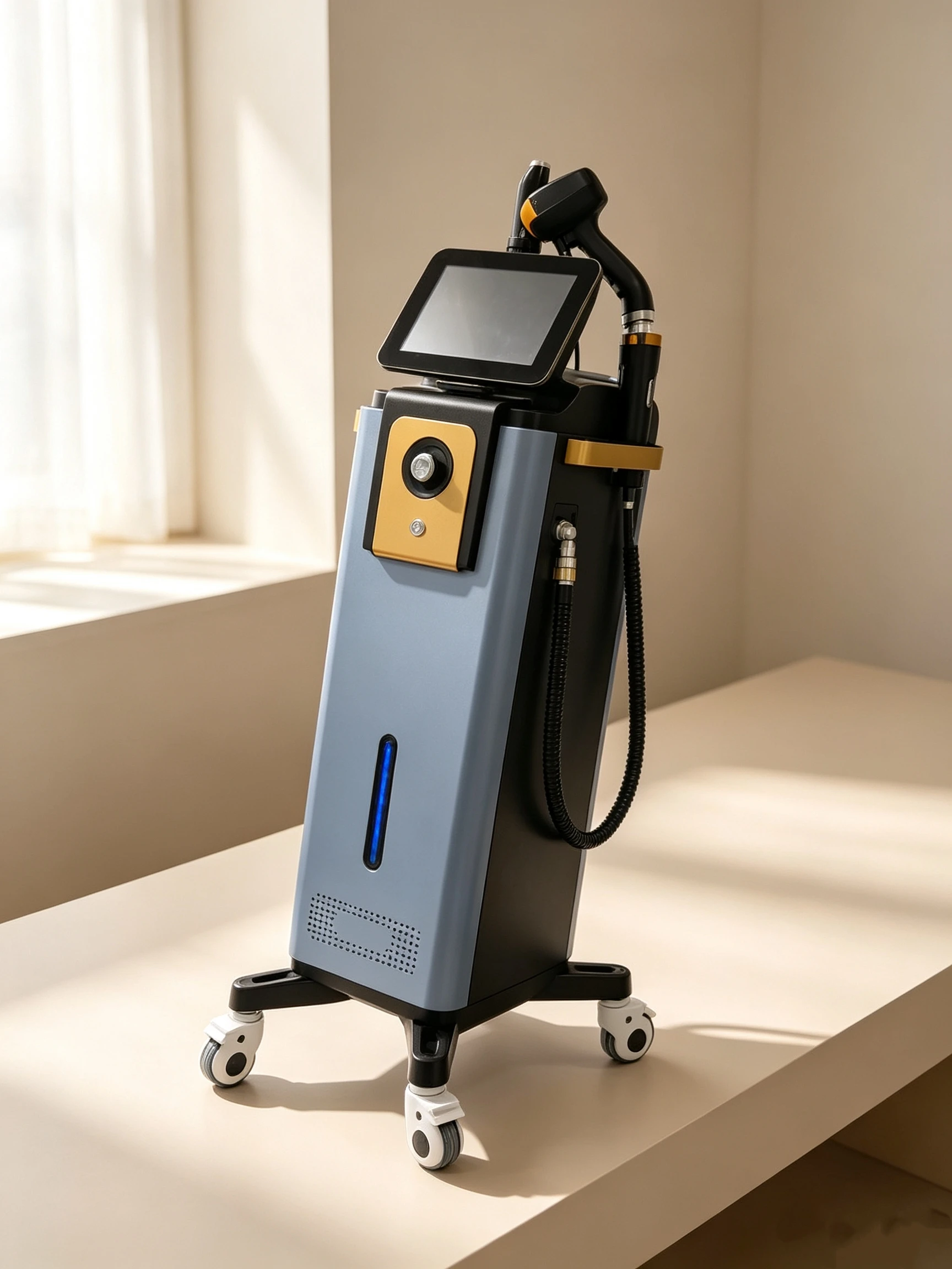 2IN1 Diode Laser & ND‑YAG Laser Beauty Machine Hair Reduction Tattoo Eyebrow Pigment Removal for Salon Spa Use