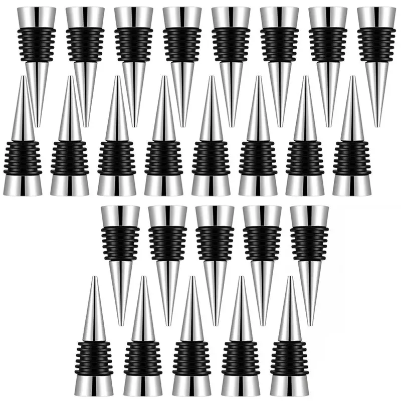 ABVJ-For DIY Wedding Party Bar Wine Stoppers 30Pcs Reusable Decorative Bottle Closure