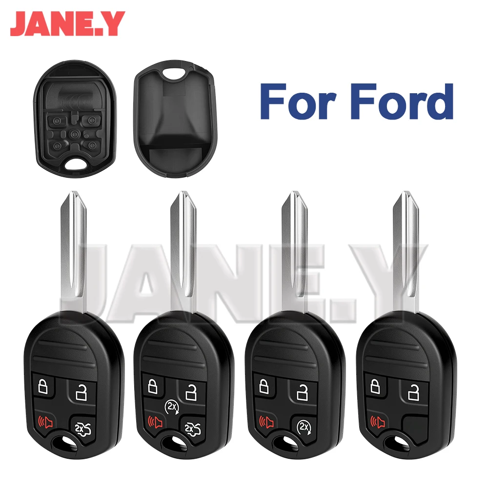 

Remote Smart Car Key Fob Case For Ford Edge Explorer Expedition Mustang Escape For Lincoln For Mazda 3/4/5 Buttons Key Shell