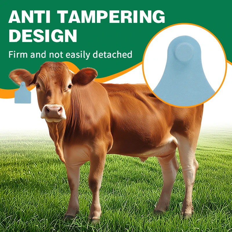牛用大型耳標、TPU素材、改ざん防止耳標