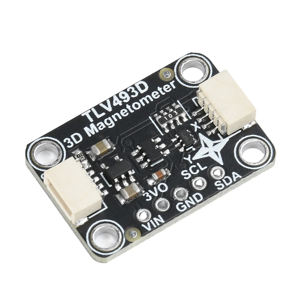 TLV493D Triplo Eixo Magnetômetro Módulo Sensor Compatível com STEMMA QT Qwiic I2C Interface Para Arduino Adaptador Magnético