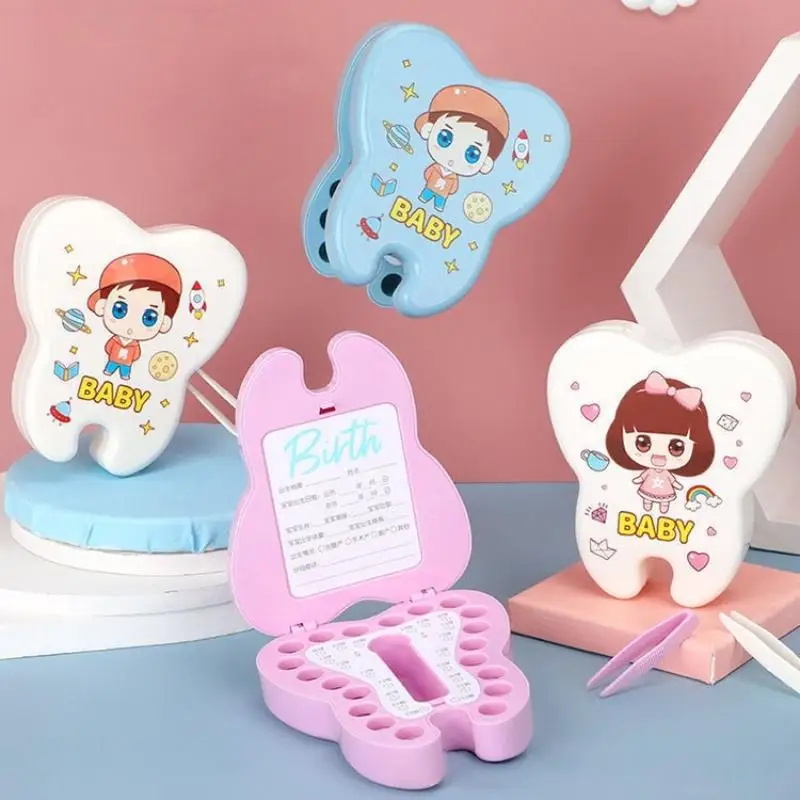 【Nice】1Pcs Collection Commemorative Box For Girls And Boys Change Teeth Children's Collection Box Baby Teeth Storage Box
