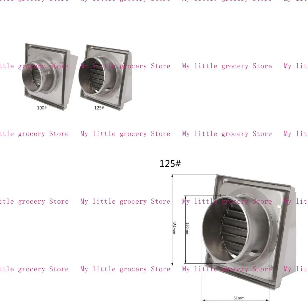 

D5BD стена вентиляционного вентиляционного вентиляционного отверстия Ducting Ventilation Cover Extractor Outlet Лувры