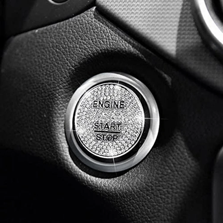 Car Engine Start Stop Ignition One-Button Cover Trim For Mercedes Benz A200 B200 C300 E300 CLS300 GLA CLA GLE GLC