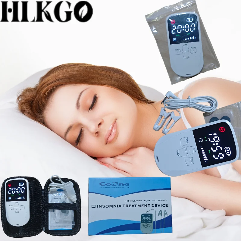 

CES Microcurrent Sleep Aid - Non-Drug Insomnia Treatment with Anxiety/Depression Relief - Home & Clinic Use