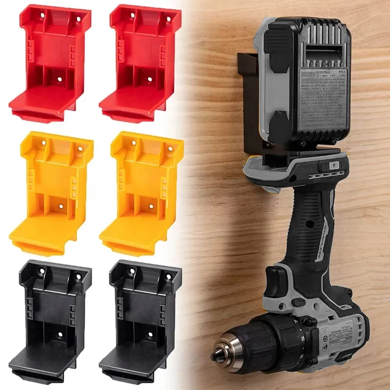 

1/2/5PCS Tool Mount for Dewalt for Milwaukee 18V 20V Drill Battery Holder for Dewalt 20V Battery Dock Holder for Milwaukee 18V