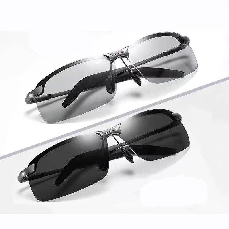 Gafas de sol polarizadas con visión nocturna para hombre y mujer, lentes Anti-UV, antideslumbrantes, accesorios de coche para Conductor, novedad