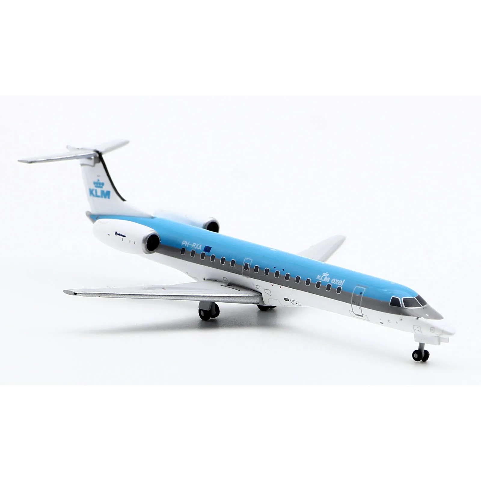 XX4991 Alloy Collectible Plane Gift JC Wings 1:400 KLM Exel EMBRAER ERJ-145 Diecast Aircraft Jet Model PH-RXA With Stand