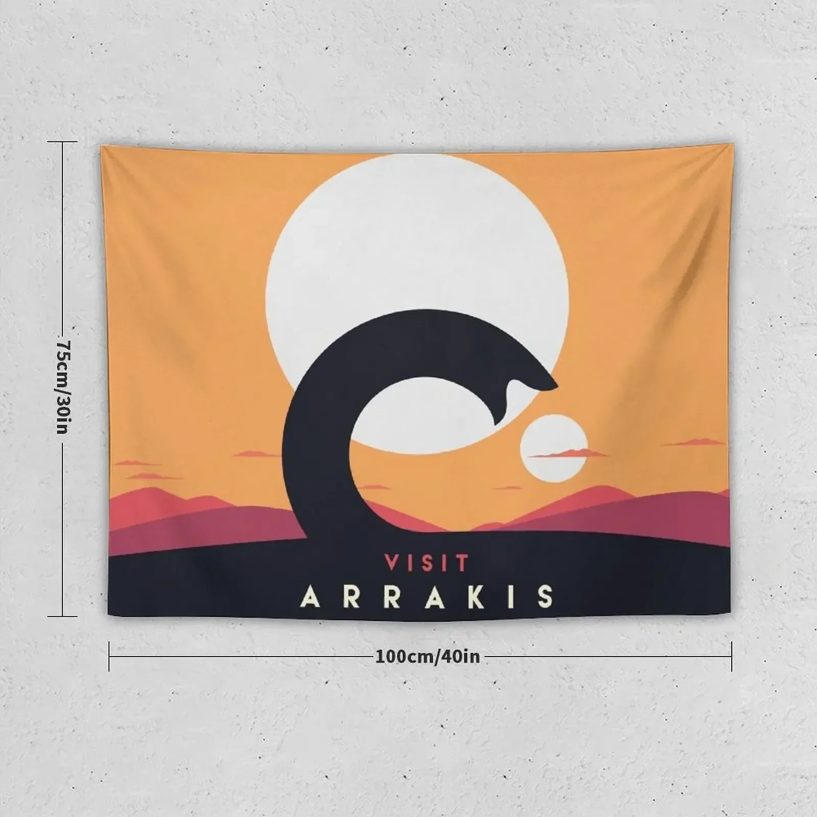 Dune 2020 Visit Arrakis Sandworm Tapestry Decor For Bedroom Wall Mural Room Decor Aesthetic On The Wall Tapestry