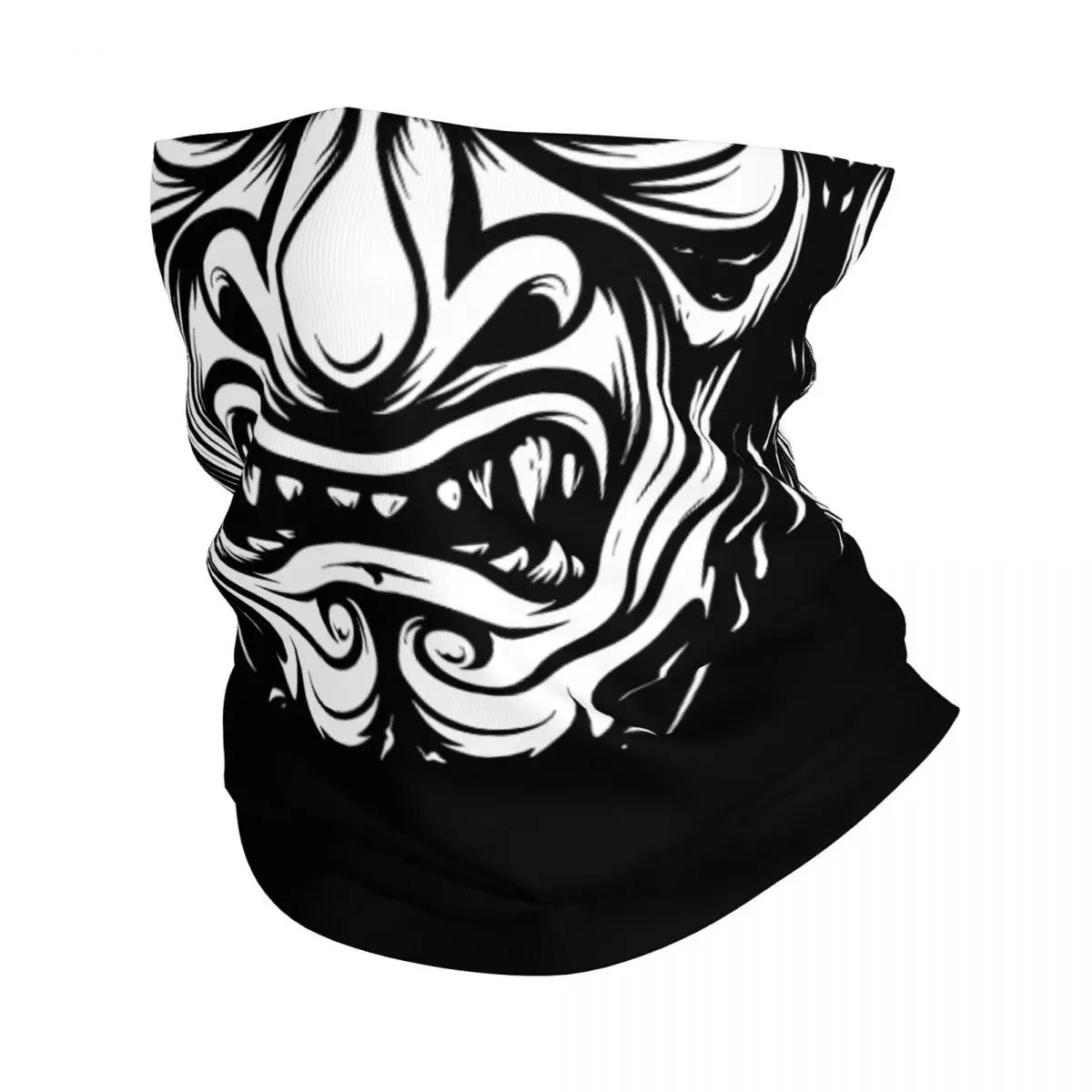 Japan Samurai Bandana Neck Cover Printed Ninja Balaclavas Mask Scarf Multifunctional Headwear Riding Unisex Adult Windproof