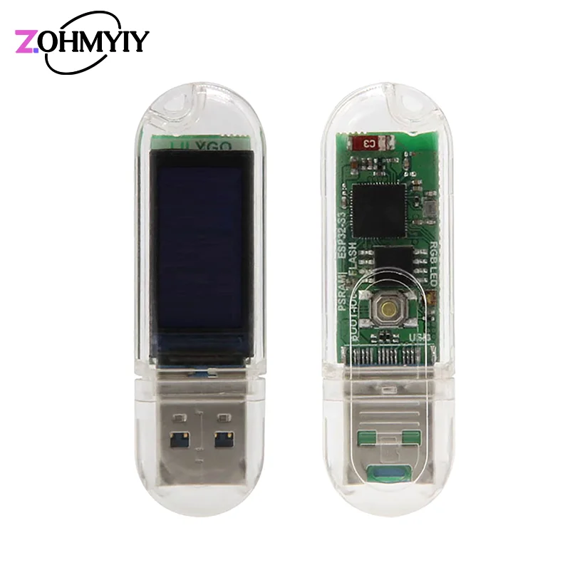 T-Dongle-S3 ESP32-S3 Development Board With Screen Dongle 0.96 Inch ST7735 LCD Display Support WiFi Bluetooth TF Card