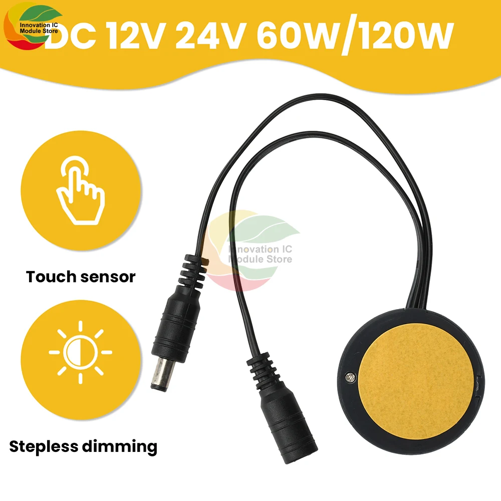 

DC 12V/24V 60W/120W Touch Dimming Switch LED Driver with Stepless Dimming