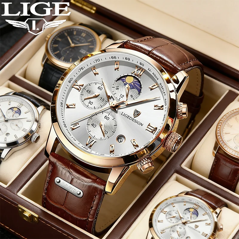 Lige New Men's Watc…