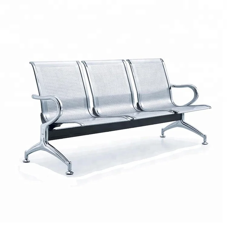 Stainless Steel 3-seater Price Airport Chair /clinic Waiting Chairs For Public