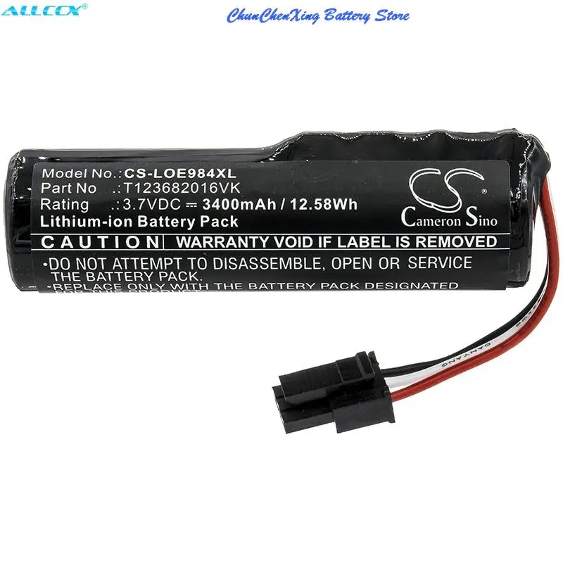 Cameron Sino 2600mAh/3400mAh Battery for Logitech 984-001405, S-00170, Ultimate Ears Boom 3