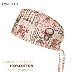 Unisex Surgicals Cap Pure Cotton Nurse Scrubs Hat Nursing Hat Dental Lab Beauty Salon Clinic Work Hat Medical Accessories Caps