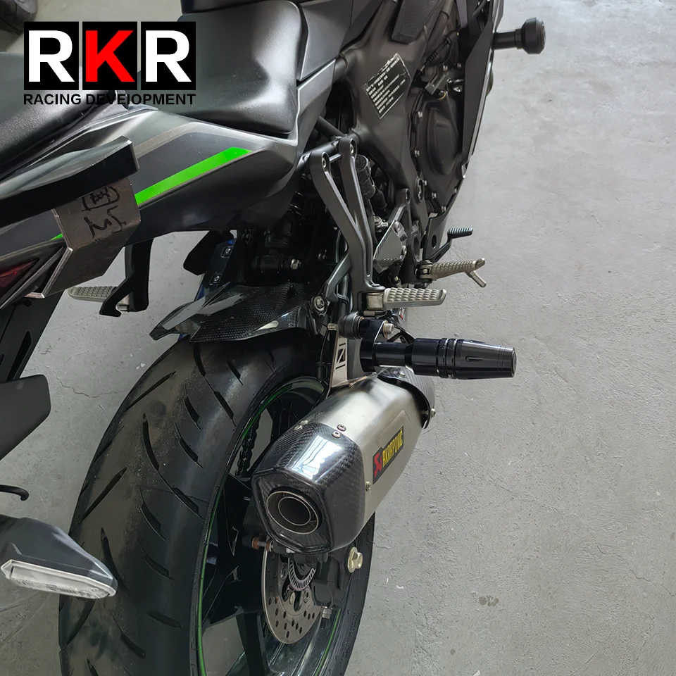 for KAWASAKI ZX4RR ZX-4RR Ninja 400 500 Z400 Z500 Motorcycle Crash Pads CNC Falling Protection Exhaust Sliders Crash Protector