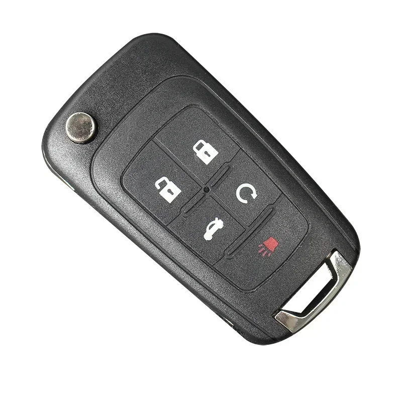 x1 Car Key Case Remote Folding Remote Control Door Lock System Key Conversion Case For Chevrolet Cruze 2/3/4/5 Button Keys Parts