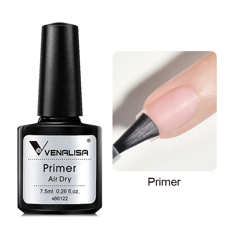 VENALISA-Reforçar Gel para Unhas de Base Grossa, Verniz Orgânico LED UV, Nowipe Temperado, Gellack Semi Permanente, Mergulhe, 7,5 ml