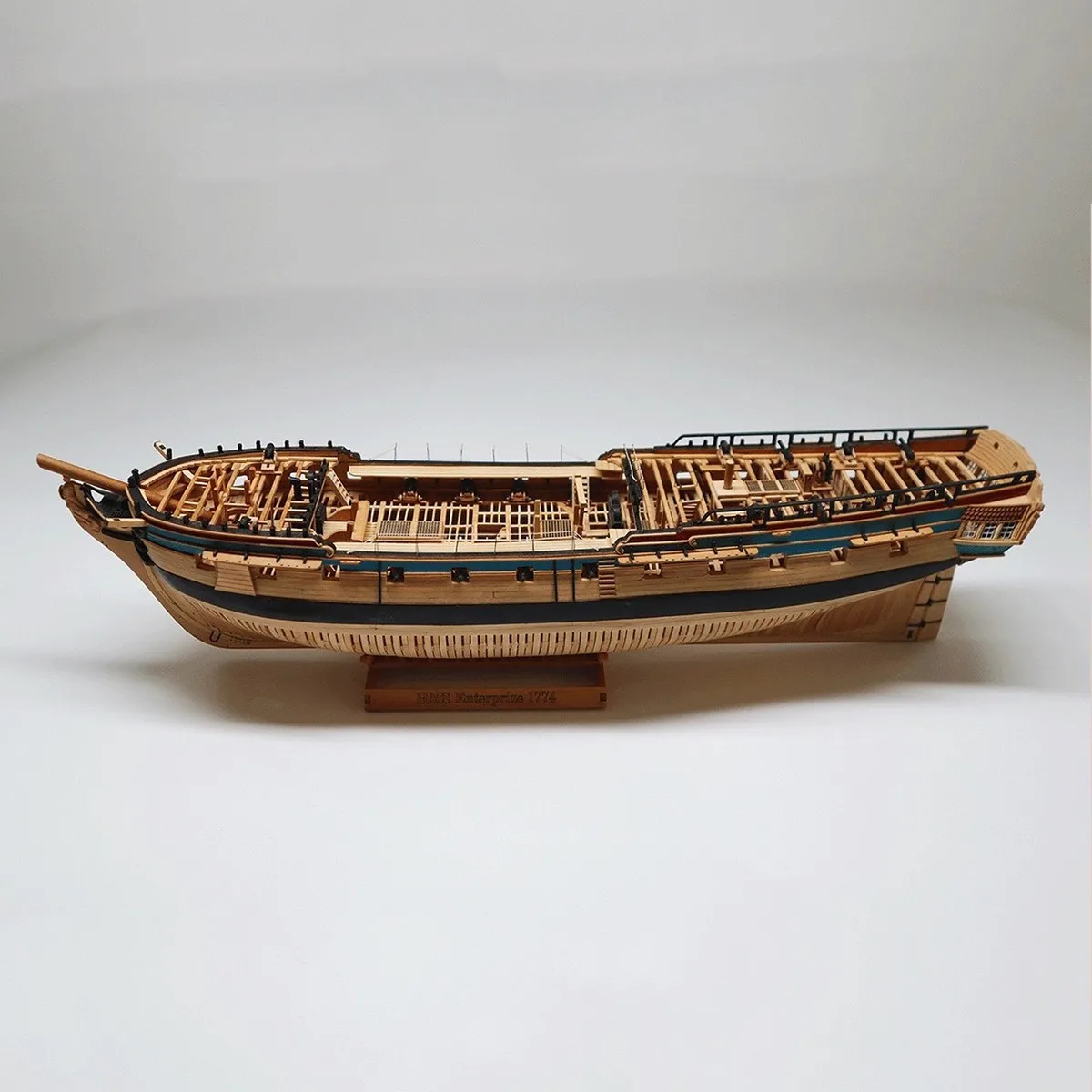 1/96 simulação empresa veleiro 45cm estrutura costela completa material de madeira kit modelo de veleiro menino brinquedo presente ornamento