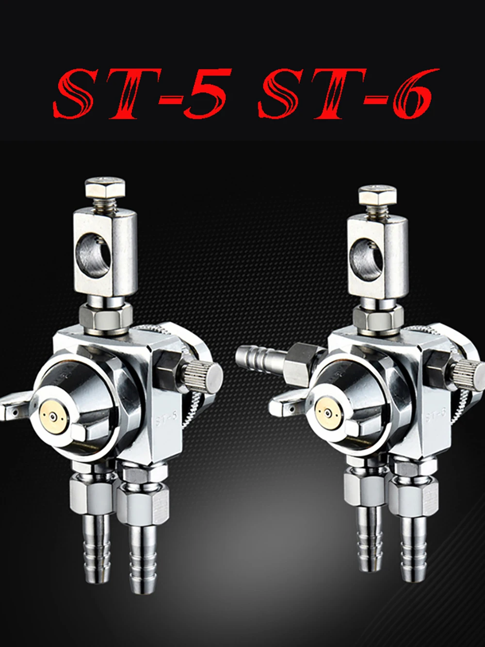 ST-6 Automatic Spray Gun Manual Pneumatic Pressure Spray Gun Spray Gun Kit 0.5 0.5 1.3 1.3 Spraying Tools Water-Based Spray Gun